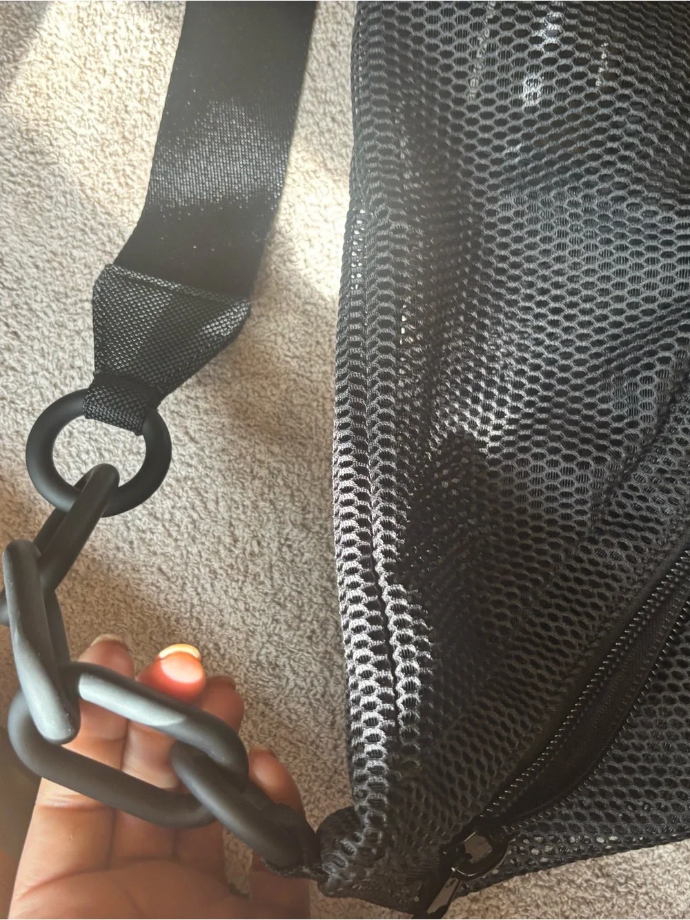 Alexander Wang black mesh